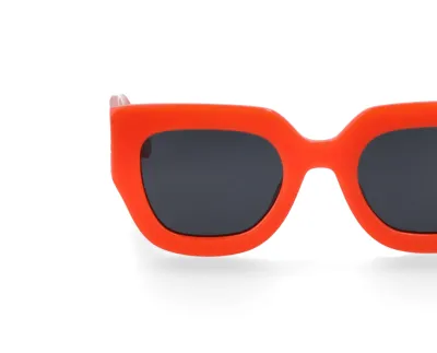 Green round acetate glasses