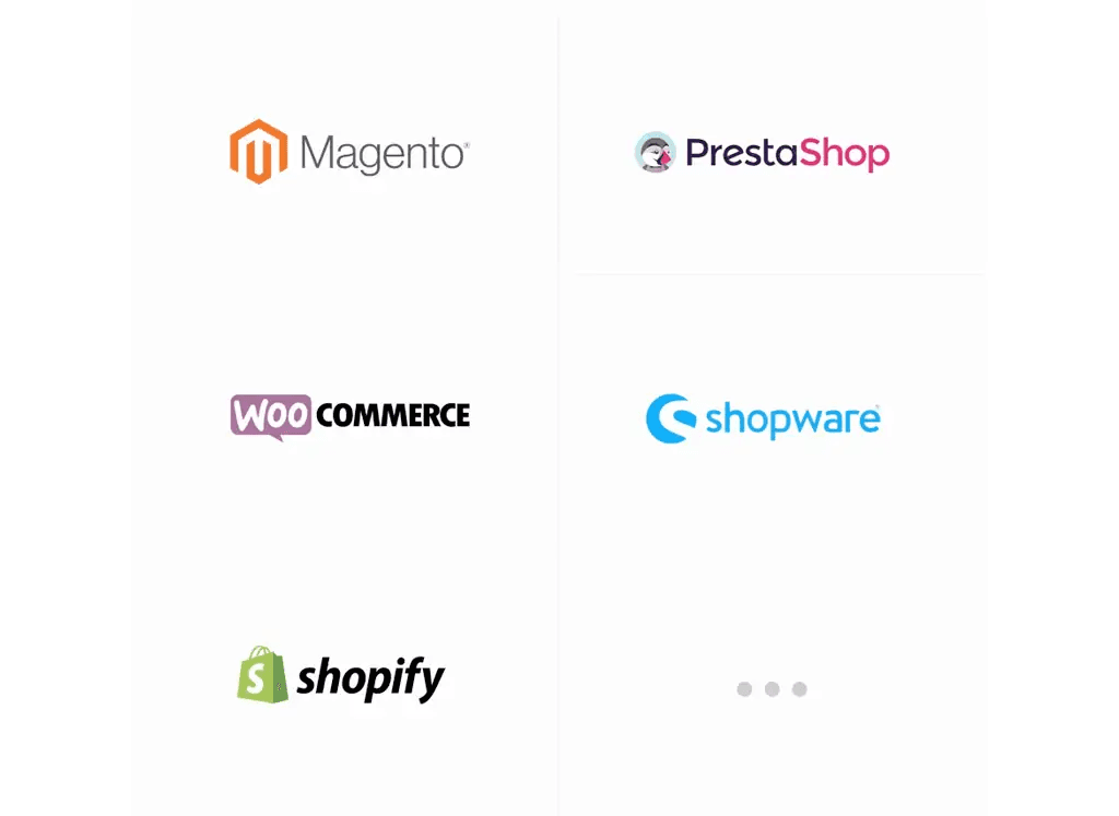 E-commerce Platform Integration Logos