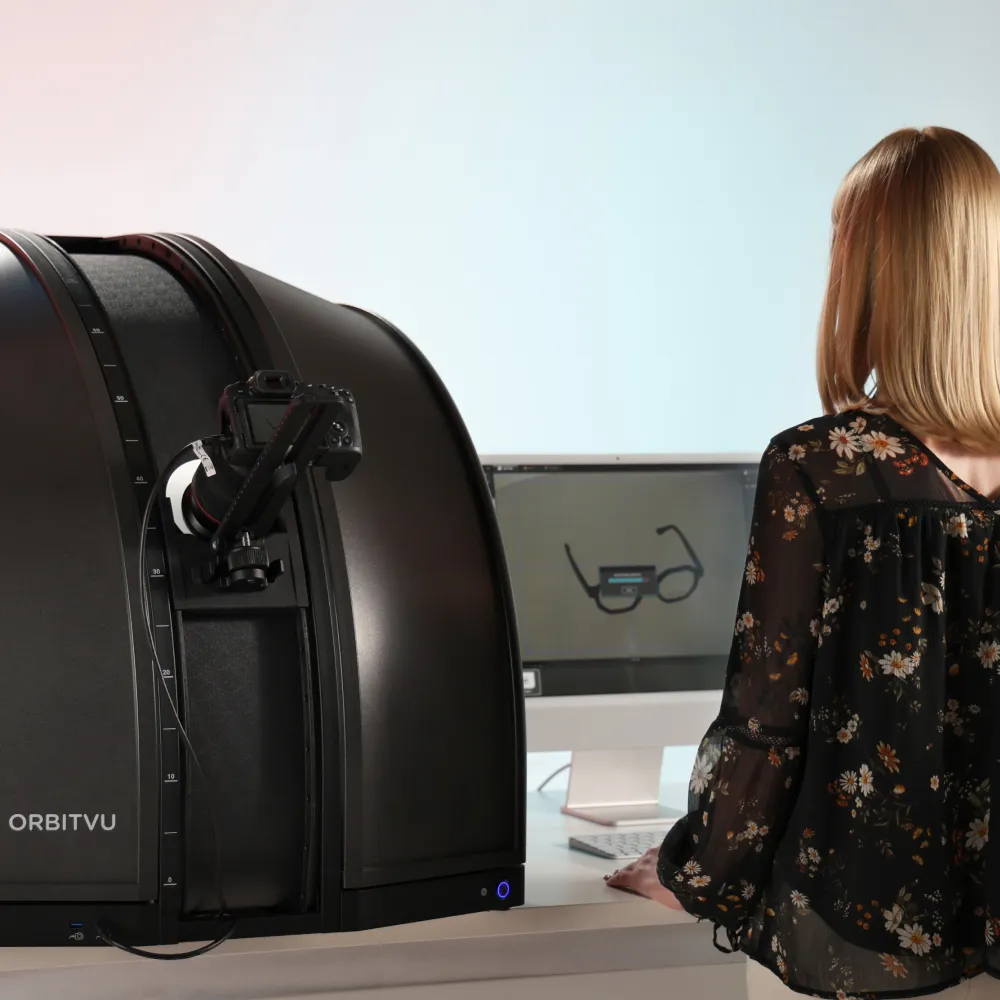 Manage eyewear photography hardware and software from your laptop