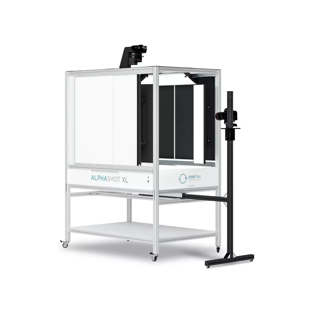 Large automated product photography studio lightbox