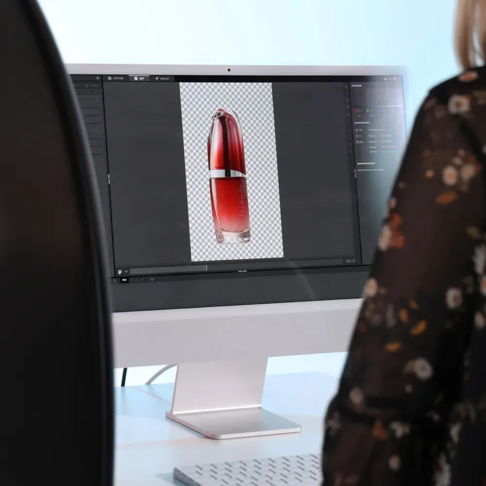 Skincare and cosmetics photo workflow with Orbitvu support